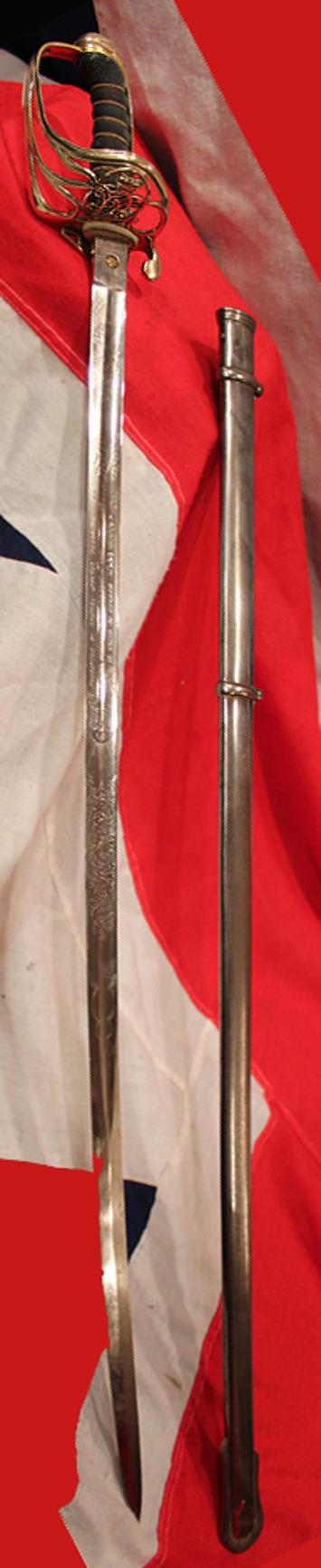 A Very Rare and Historical 1822 Pattern Presentation Sword to Ensign Alexander Samson of the Caribbean, 1st West India Regt. In 1855, From Col. Lockyer Freestun ‘Great Officer’ of the Knights Hospitallers of Jerusalem