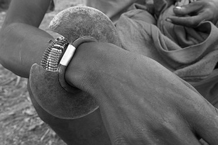 A Scarce African Turkana Tepeth Tribal Wrist Knife