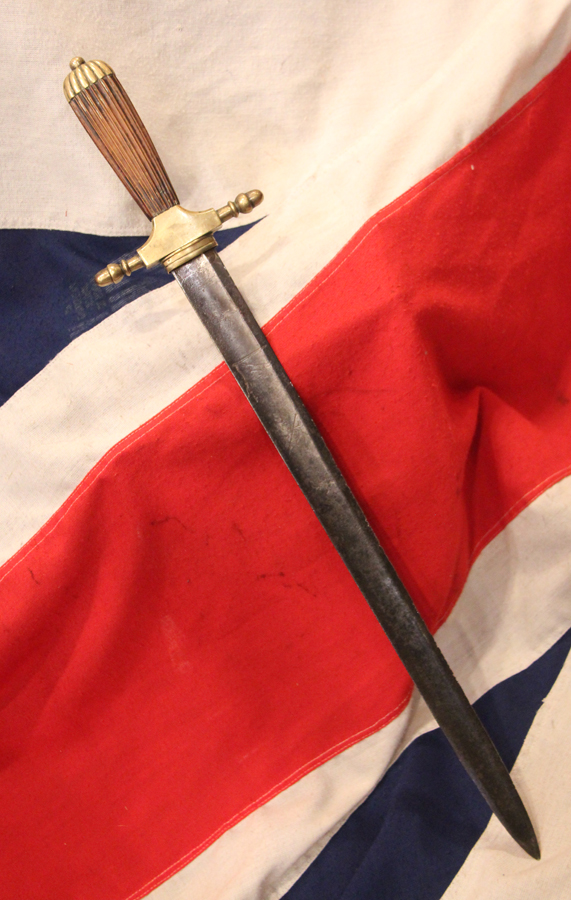 A Very Fine & Most Beautiful 18th Century Royal Naval Officer’s Sword of Hunting Sword Cutlass Type. As Used By Ship's Captain's and Fleet Admirals