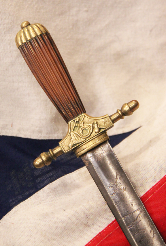 A Very Fine & Most Beautiful 18th Century Royal Naval Officer’s Sword of Hunting Sword Cutlass Type. As Used By Ship's Captain's and Fleet Admirals