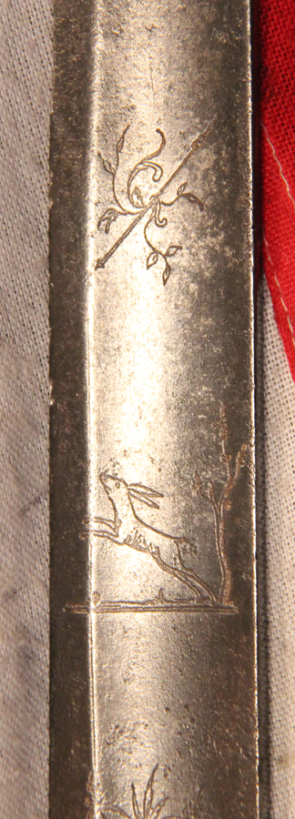 A Very Fine & Most Beautiful 18th Century Royal Naval Officer’s Sword of Hunting Sword Cutlass Type. As Used By Ship's Captain's and Fleet Admirals