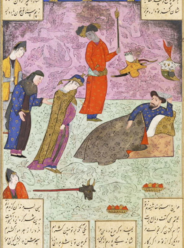 A Fine Antique Indo-Persian 'Mace of Rostam' the Bull's Head Mace