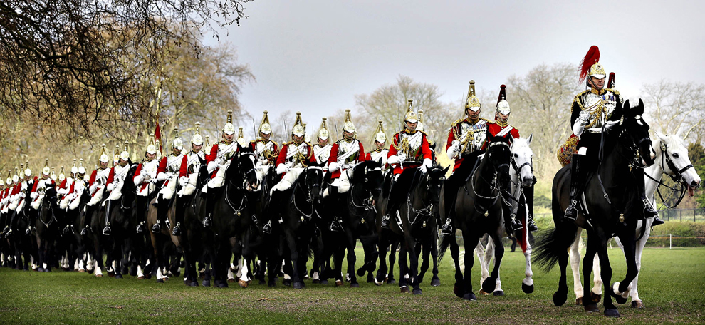 A Most Resplendent, Original Antique and Rare, Victorian, Royal Household, Royal Horse Guards Fanfare Trumpet Banner