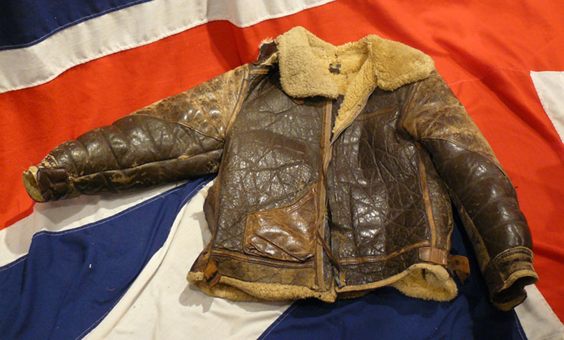 A Superb & Historical, Original USAAF, WW2 American Pilot's, B3 Bomber Flying Jacket, With Large White Stencilled USAAF Wings and Name, Upon The Back. Exactly As Used By General Patton And The WW2 US Aircrew.