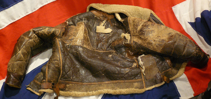 A Superb & Historical, Original USAAF, WW2 American Pilot's, B3 Bomber Flying Jacket, With Large White Stencilled USAAF Wings and Name, Upon The Back. Exactly As Used By General Patton And The WW2 US Aircrew.