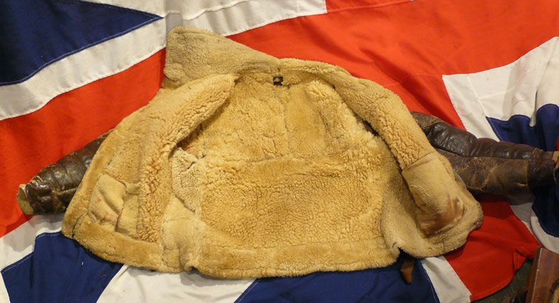 A Superb & Historical, Original USAAF, WW2 American Pilot's, B3 Bomber Flying Jacket, With Large White Stencilled USAAF Wings and Name, Upon The Back. Exactly As Used By General Patton And The WW2 US Aircrew.