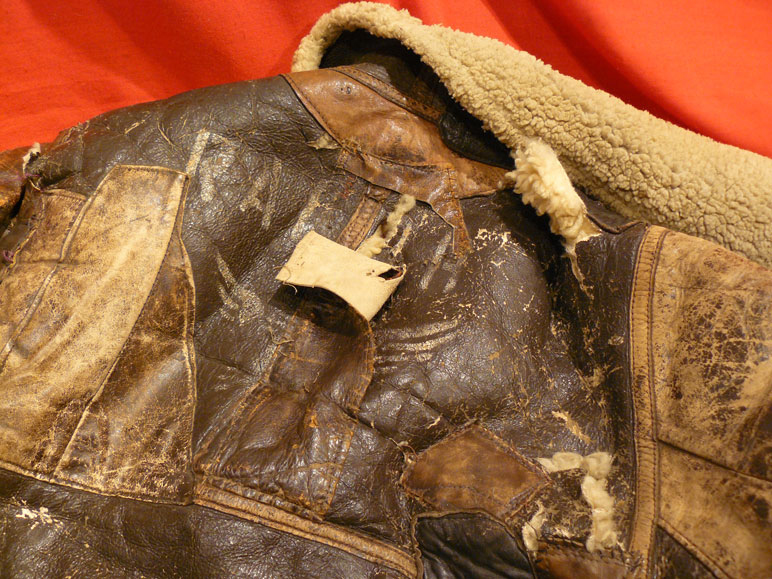 A Superb & Historical, Original USAAF, WW2 American Pilot's, B3 Bomber Flying Jacket, With Large White Stencilled USAAF Wings and Name, Upon The Back. Exactly As Used By General Patton And The WW2 US Aircrew.