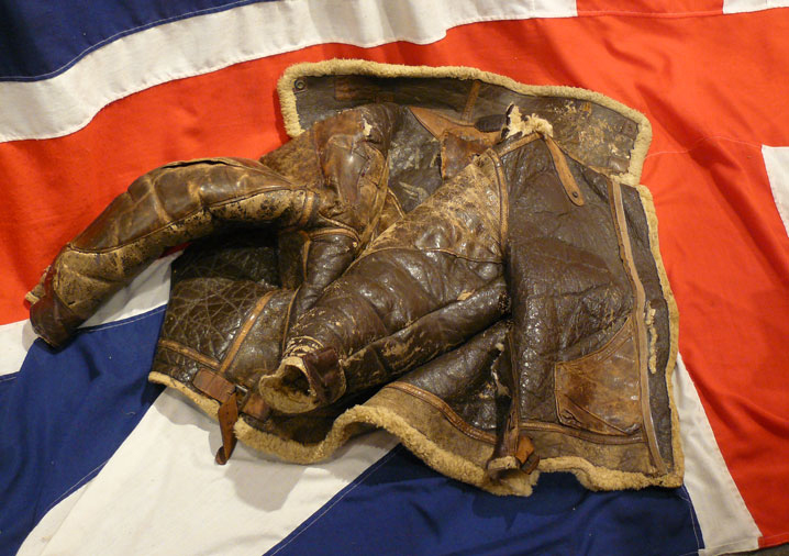 A Superb & Historical, Original USAAF, WW2 American Pilot's, B3 Bomber Flying Jacket, With Large White Stencilled USAAF Wings and Name, Upon The Back. Exactly As Used By General Patton And The WW2 US Aircrew.