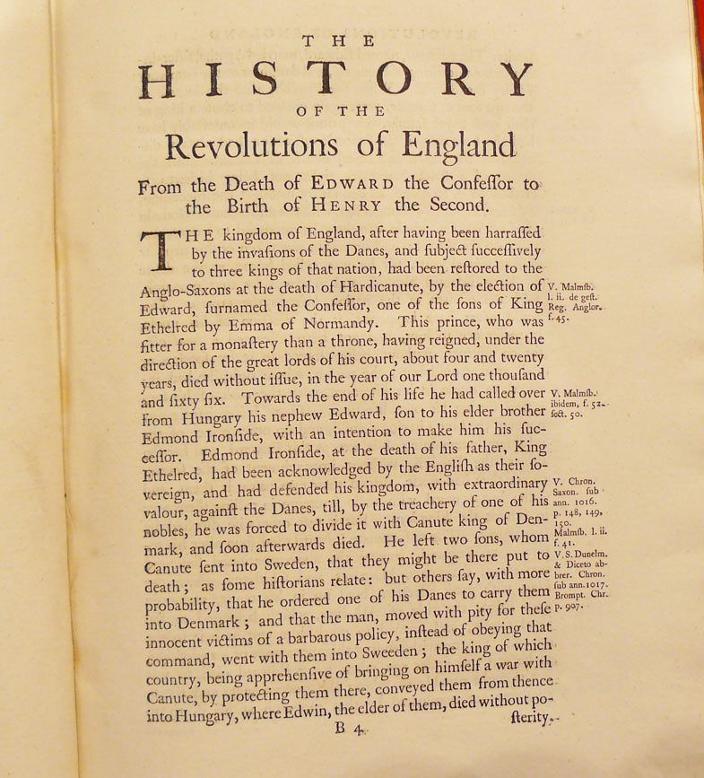 Owned by the Earl of Portsmouth, Two Large and Beautiful Volumes,The History of the Life of King Henry IInd.