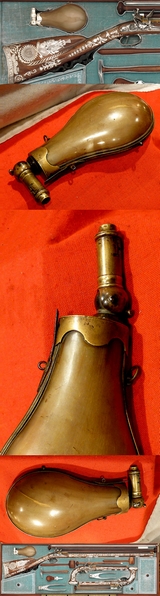 French Very Fine & Most Rare 18th Century Lanthorn Powder-Flask Attributed To Nicolas Noel Boutet
