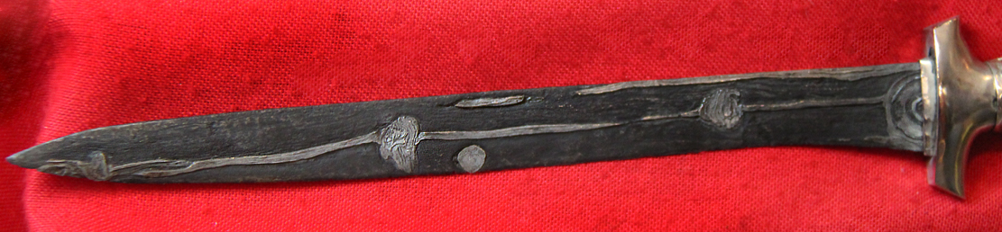 A Beautiful Silver Mounted Javanese Pedang Lurus Dagger