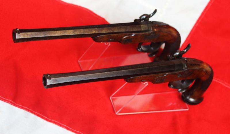 A Very Fine Pair of Absolutely Beautiful French, Napoleonic 1st Empire Period, Circa 1804, Duelling Pistols, by Arlot of Paris, Near Identical To Napoleon's Pair of Duelling Pistols Taken at Waterloo