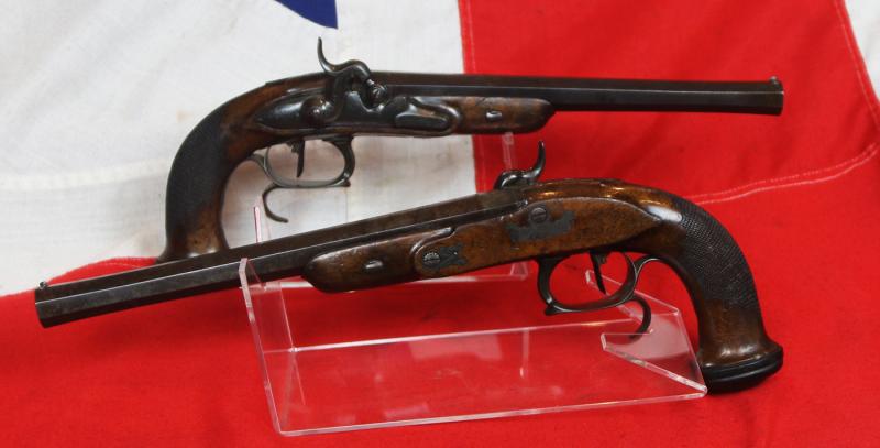 A Very Fine Pair of Absolutely Beautiful French, Napoleonic 1st Empire Period, Circa 1804, Duelling Pistols, by Arlot of Paris, Near Identical To Napoleon's Pair of Duelling Pistols Taken at Waterloo