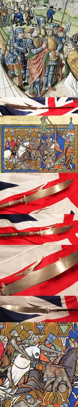 A Superb, Original 16th Century, Circa 1500's, Italian Glaive Polearm, A Simply Remarkable and Historical Piece Used in the 1500's. with An Incredible Slashing Blade & Counter Double Hook To Dismount Knights From Their Horses. In Excellent Condition