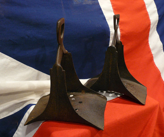 SAVE £650 A Rare Pair of Antique Ottoman Empire Iron Stirrups