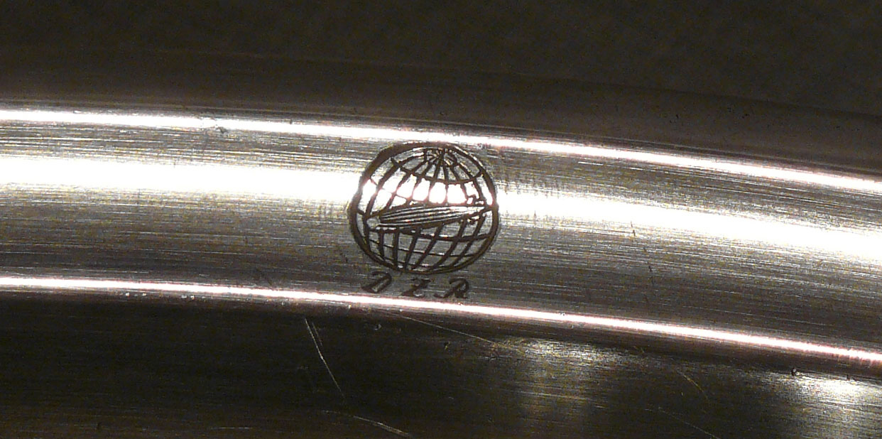 A Most Rare Original, Nazi Deutsche Zeppelin-Reederei Serving Platter From the Graf Zeppelin