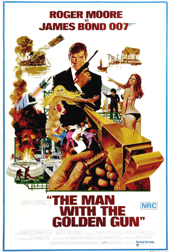 1st Edition James Bond, Man With the Golden Gun, by Ian Fleming. Bond Sent to the Caribbean To Find & Kill Francisco Scaramanga, The Titular