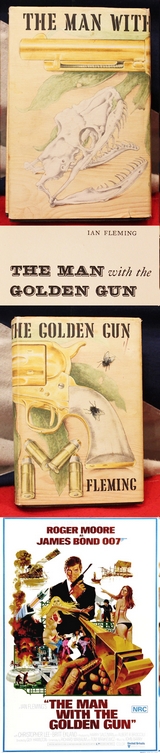 1st Edition James Bond, Man With the Golden Gun, by Ian Fleming. Bond Sent to the Caribbean To Find & Kill Francisco Scaramanga, The Titular