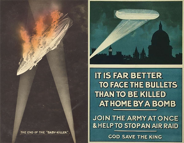 A Large Original Duraluminum Zeppelin Aeronautical Alloy Embossed Bowl