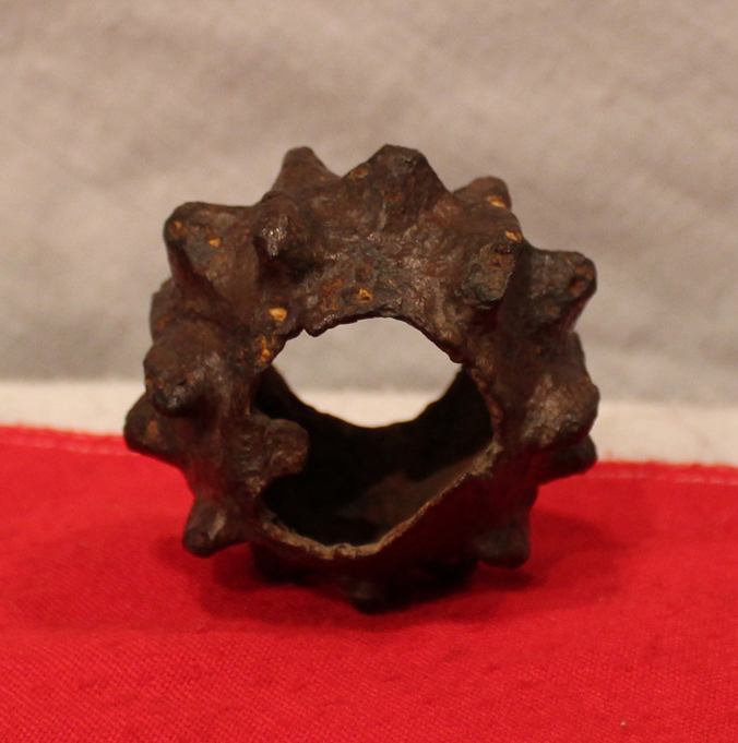 A Superb, Medieval & Most Rare, 12th-13th Century Crusader Knights Iron Flanged Battle Mace & Scorpion Flail Mace Head