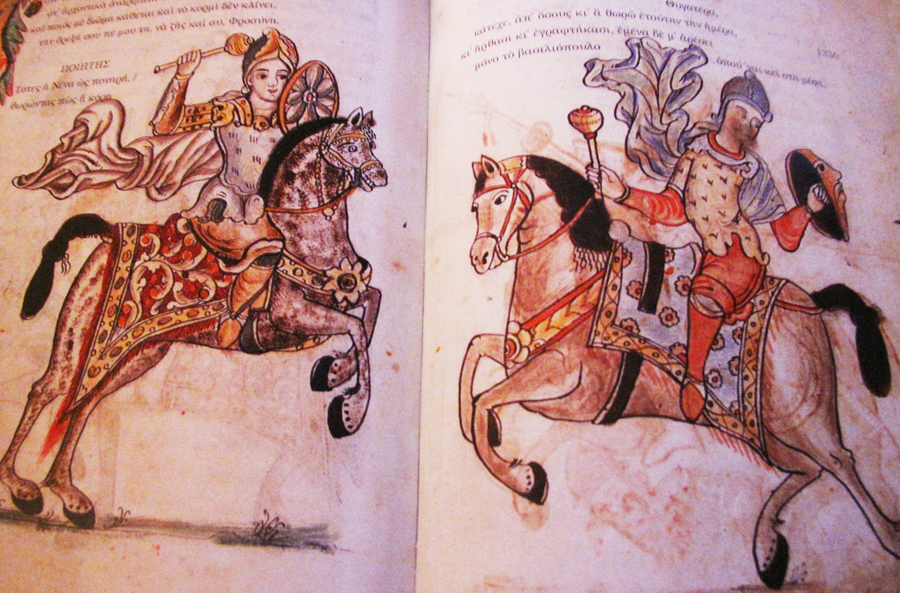 A Superb, Medieval & Most Rare, 12th-13th Century Crusader Knights Iron Flanged Battle Mace & Scorpion Flail Mace Head