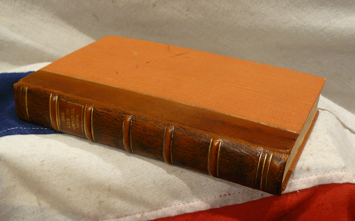 An Original English Civil War Period Portrait of General George Monk & General Monk's Early Leather Bound Biography