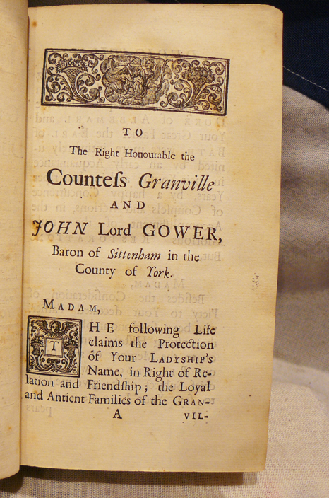 An Original English Civil War Period Portrait of General George Monk & General Monk's Early Leather Bound Biography