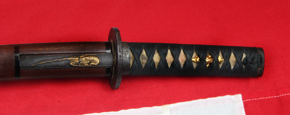 A Stunning Japanese 0-Tanto Signed Echizen Kuni ju nin Kanenori Circa 1615