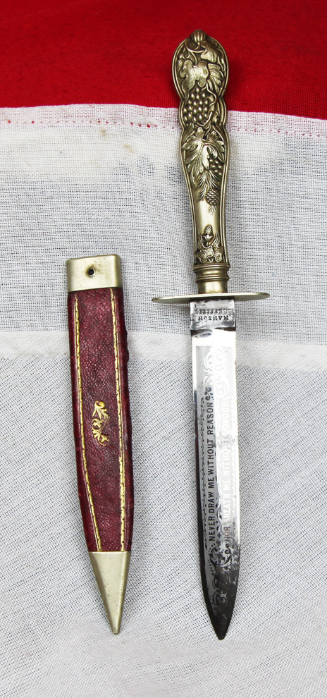 A Stunning Condition & Very Fine Original Antique Bowie Knife by Manson of Sheffield, An Absolute Delightful Piece of American Civil War History