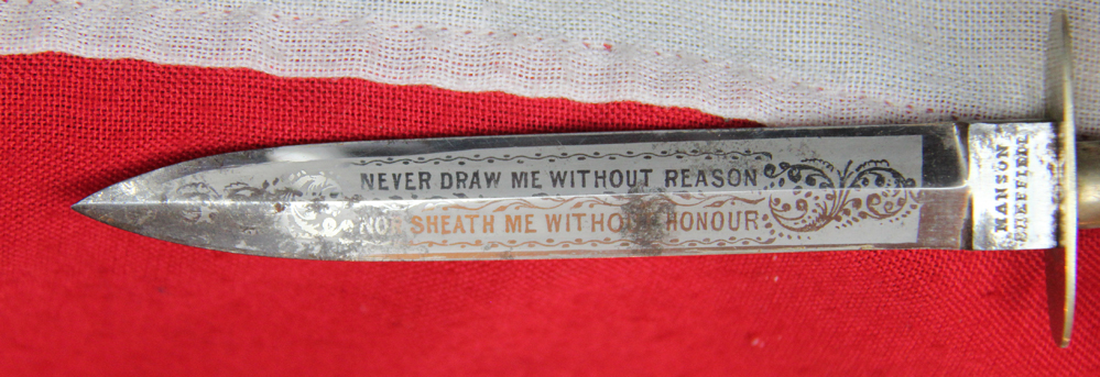 A Stunning Condition & Very Fine Original Antique Bowie Knife by Manson of Sheffield, An Absolute Delightful Piece of American Civil War History