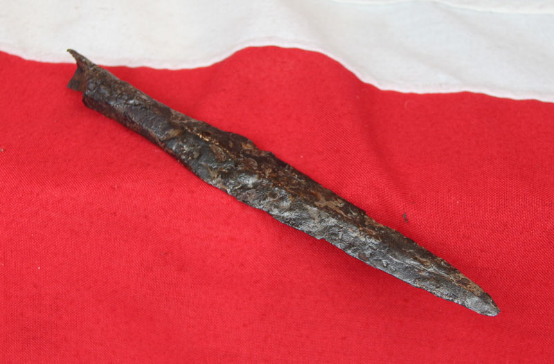 A Heavy Grade 9th to 10th Century Original Viking Socket Spear. An Incredibly Inexpensive Original Viking Battle Spear From The Time of The Viking Seiges of Paris, And The Early Raids Into The British Isles
