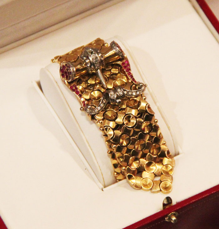 The Spectacular, Elizabeth Taylor, 'Million Dollar' Gold, Diamond And Ruby Rolex 'Mystery' Watch, With a Diamond & Ruby Bracelet. Described As, Probably, The Most Spectacular, Beautiful and Unique Rolex Watch in the World