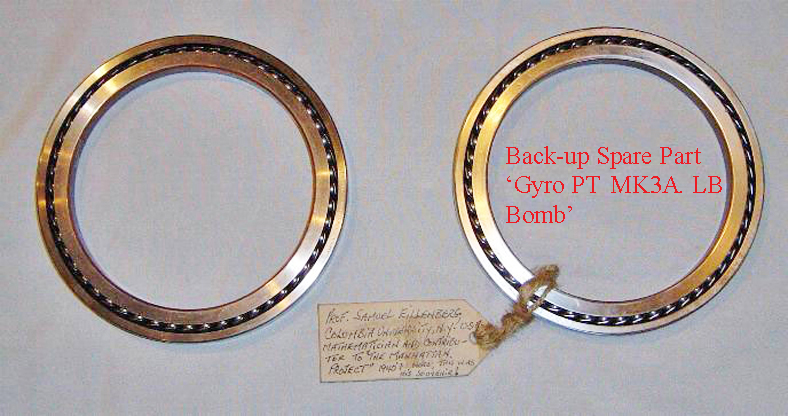 A Superb 'Top Secret' 'Ball Race', A Spare Part of the World Famous 'Little Boy' Bomb , The Very First Atom Bomb Ever Made, and Used in WW2