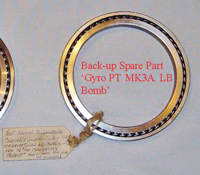 A Superb 'Top Secret' 'Ball Race', A Spare Part of the World Famous 'Little Boy' Bomb , The Very First Atom Bomb Ever Made, and Used in WW2