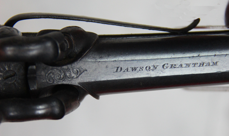 A Superb and Beautiful, Original Antique Victorian Over and Under English Percussion Belt Pistol