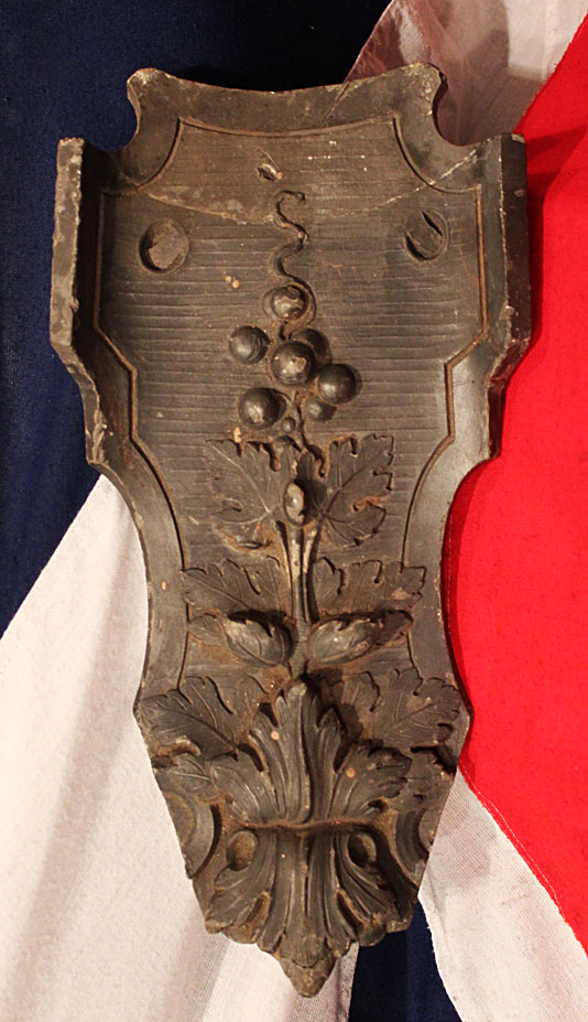 A Very Rare Collector’s Piece From One of the Most Significant National Hero State Events in the 19th Century. Original Part From The Duke of Wellington's Funeral Carriage. That Was, For The Greater Part , Constructed From Cannon Captured From Waterloo.