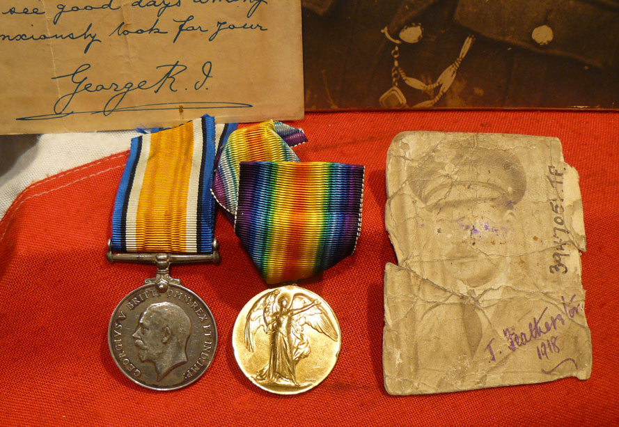 Part of a Superb WW1 Machine Gunner's Collection, British and German. A Superb & Fabulous Set of POW Medals, Plus, a Letter From the King & Two Photographs. 1 Signed, of a Machine Gunner of the Most Collectable WW1 British Machine Gun Corps