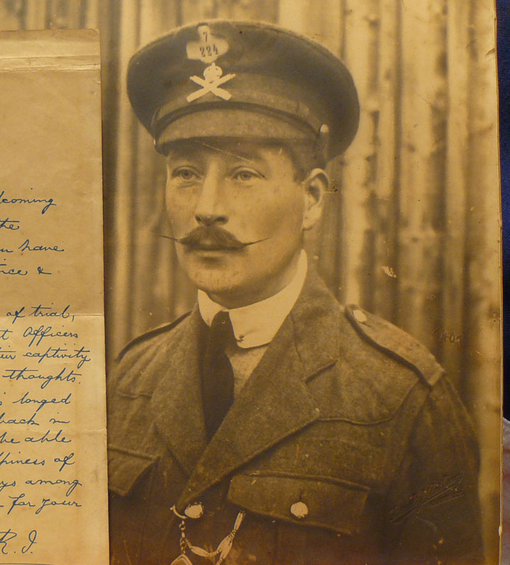 Part of a Superb WW1 Machine Gunner's Collection, British and German. A Superb & Fabulous Set of POW Medals, Plus, a Letter From the King & Two Photographs. 1 Signed, of a Machine Gunner of the Most Collectable WW1 British Machine Gun Corps