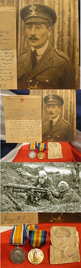Part of a Superb WW1 Machine Gunner's Collection, British and German. A Superb & Fabulous Set of POW Medals, Plus, a Letter From the King & Two Photographs. 1 Signed, of a Machine Gunner of the Most Collectable WW1 British Machine Gun Corps