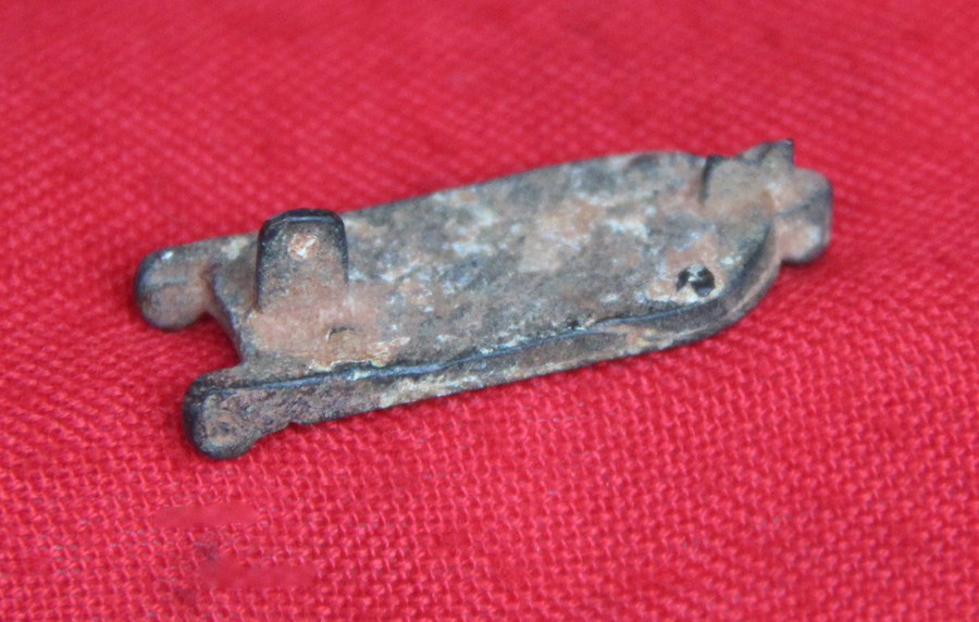 A Beautiful Ancient Bronze and Enamel Book Clasp Around 1100 Years Old. From the Era of Anglo Saxon England & The Viking Incursions into Britain Through to The Early Crusades Period