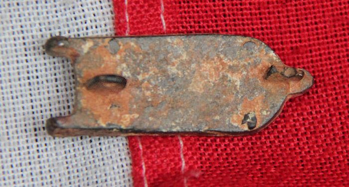 A Beautiful Ancient Bronze and Enamel Book Clasp Around 1100 Years Old. From the Era of Anglo Saxon England & The Viking Incursions into Britain Through to The Early Crusades Period