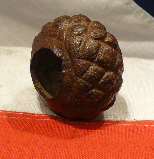 An Original Ancient Medieval 13th Century, Knight's, Iron Battle Mace & Scorpion Flail MaceHead