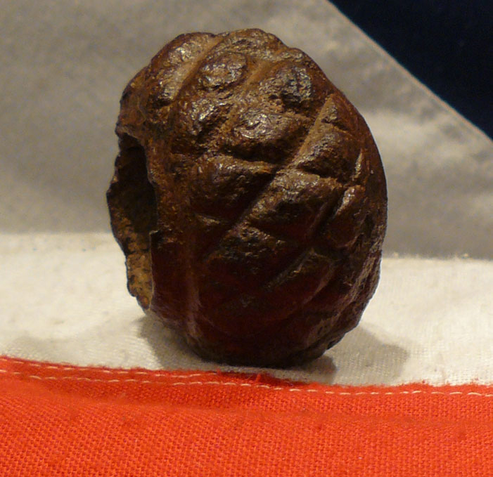 An Original Ancient Medieval 13th Century, Knight's, Iron Battle Mace & Scorpion Flail MaceHead