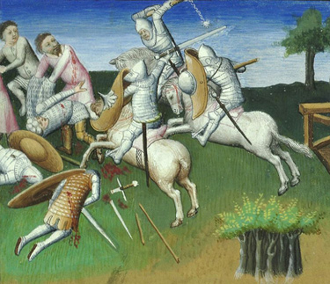 An Original Ancient Medieval 13th Century, Knight's, Iron Battle Mace & Scorpion Flail MaceHead