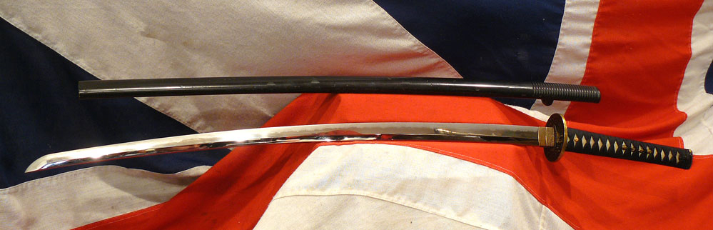 A Simply Magnificent 17th Century Samurai Katana with Signed Soten Gold and Shakudo Mounts. A Spectacular Museum Grade Katana