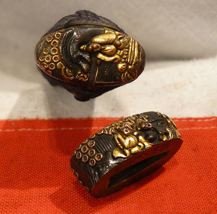 A Simply Magnificent 17th Century Samurai Katana with Signed Soten Gold and Shakudo Mounts. A Spectacular Museum Grade Katana