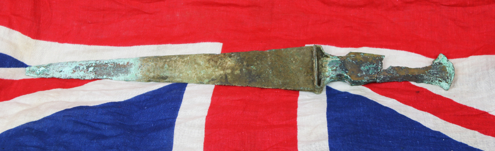 A Superb Excavated & Fragmented Bronze Age Sword 3200+ Years Old. Seige of Troy Period