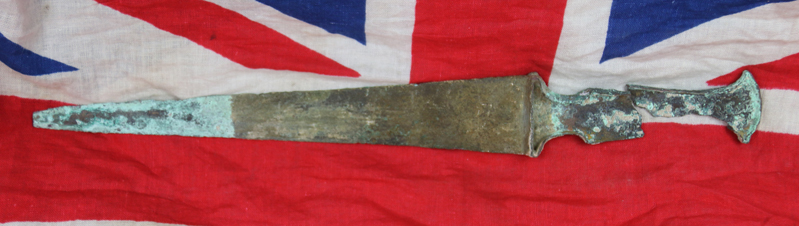 A Superb Excavated & Fragmented Bronze Age Sword 3200+ Years Old. Seige of Troy Period