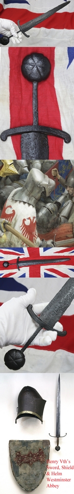 A Fabulous, Original, Museum Piece, A Medieval Knight's 13th to 15th Century Long Dagger From the Time of the Plantagenet & Lancastrian Kings, From Henry IIIrd, Edwards I/II/III, Richard IInd to King Henry IVth, & King Henry Vth's Battle of Agincourt