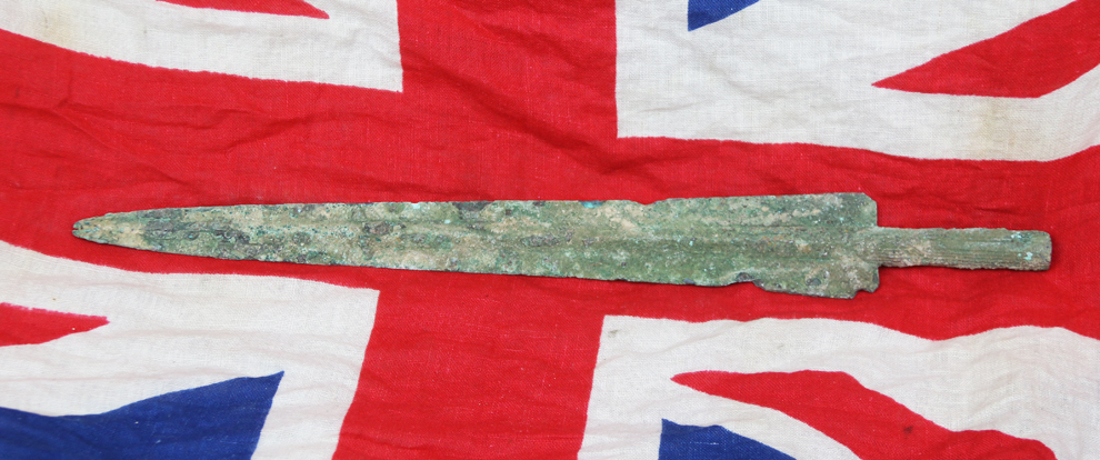 A Superb Excavated ‘Grand Tour’ Fine Bronze Age Lance Head, Trojan War Period 3200+ Years Old. From the Legendary Age of Hector, Agamemnon,Paris, Helen of Troy and Achilles